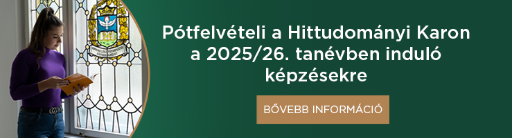 Pótfelvételi a Hittudományi Karon a 2025/26. tanévben induló képzésekre