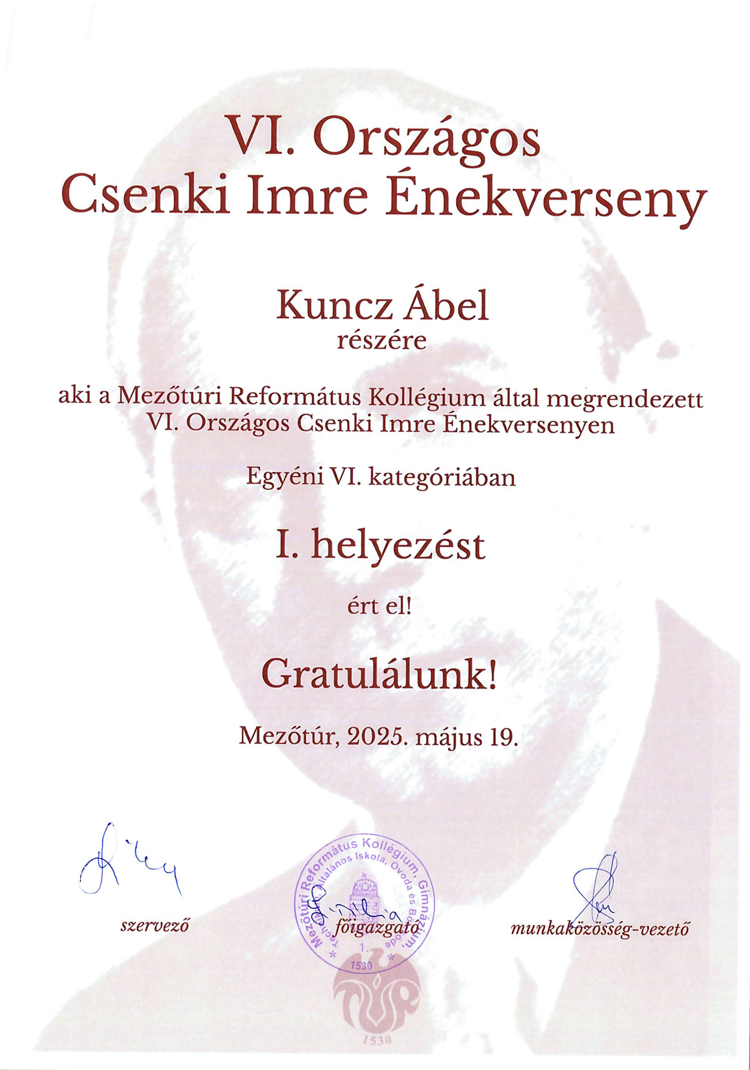 oklevél